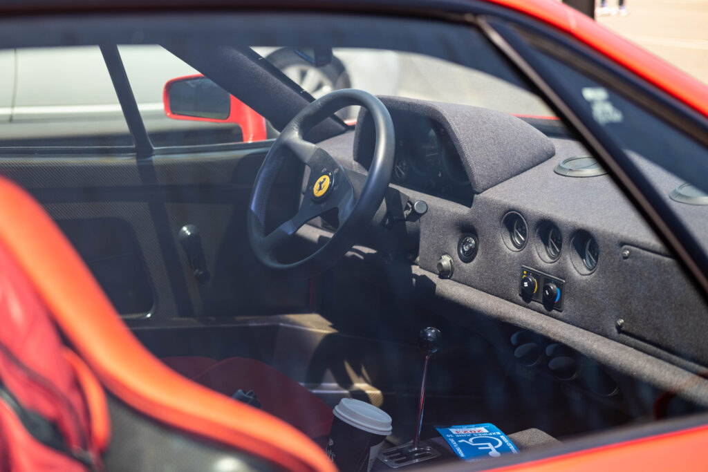 Ferrari F40 interior